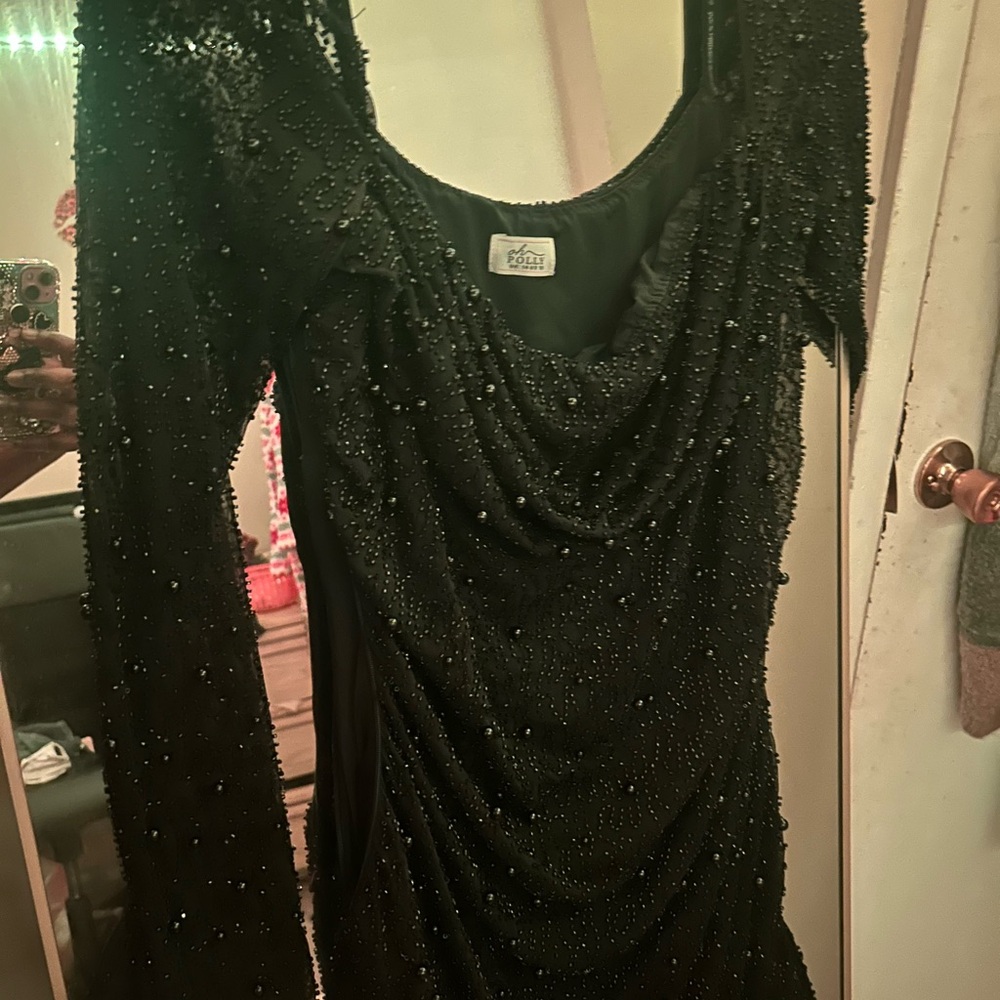 Oh Polly long sleeve Embellished Dress